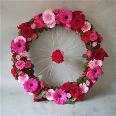 Bicycle Wheel Flower Tribute