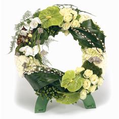 Rose and Orchid Wreath