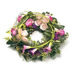 Pink Calla Lily Wreath