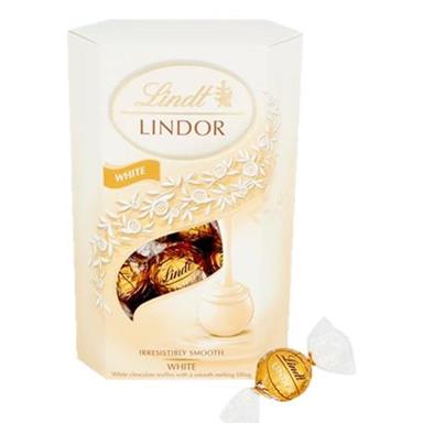 Lindt Lindor White Chocolate Truffles, 19 oz.