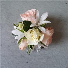 Rose Gold Diamante Bracelet Wrist Corsage