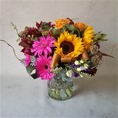 Rustic Autumn Vase