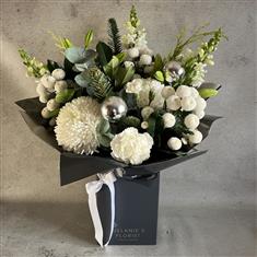 Snowflake Hand Tied Bouquet