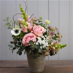 Vintage Chic Pot Arrangement