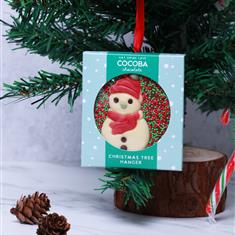 Snowman Milk Chocolate Christmas Tree Hanger