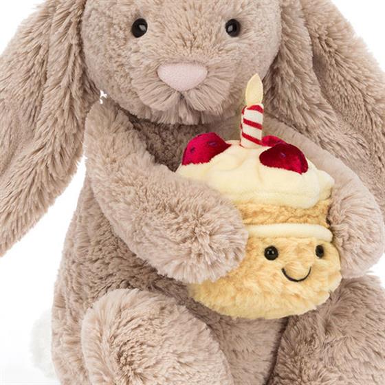 ジェリーキャット Bashful Beige Bunny Birthday Bashful Beige Bunny 'Birthday' | Jellycat | Soft Toys